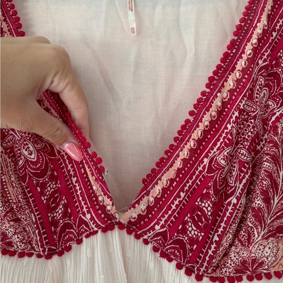 FREE PEOPLE My Love Mini Dress in Tea Combo XS - Picture 6 of 10